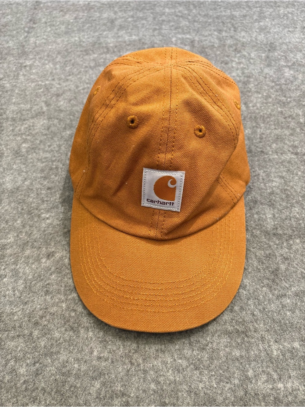 Kids Carhartt brown baseball cap